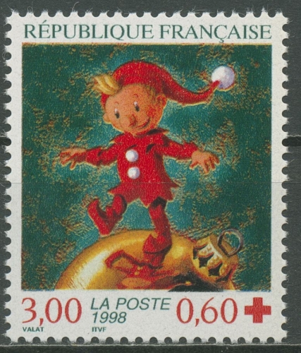 Frankreich 1998 Rotes Kreuz Weihnachten Zwerg 3342 A postfrisch