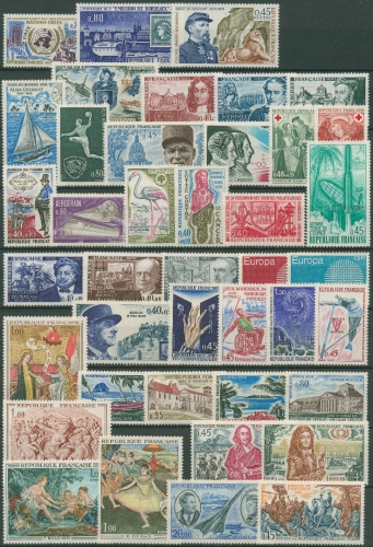 Frankreich Jahrgang 1970 komplett postfrisch (SG96246)