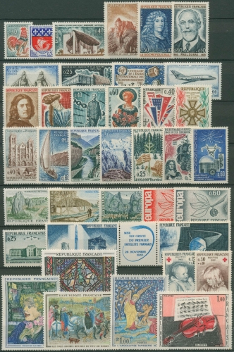 Frankreich Jahrgang 1965 komplett postfrisch (SG96268)