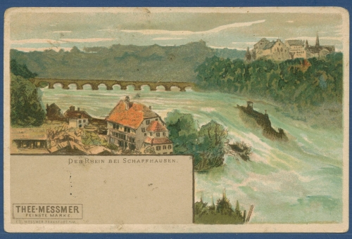 Thee-Messmer Tee Rheinfälle Schaffhausen, ungebraucht (AK3786)