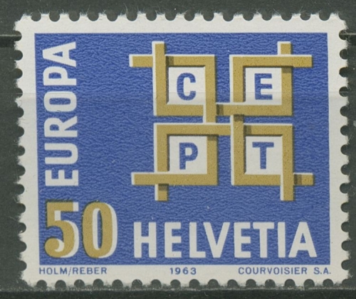 Schweiz 1963 Europa CEPT Ornament 781 postfrisch