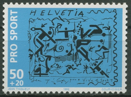 Schweiz 1992 Sporthilfe Sport-Piktogramme 1482 postfrisch