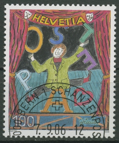 Schweiz 2006 Clown Dimitri 1985 gestempelt