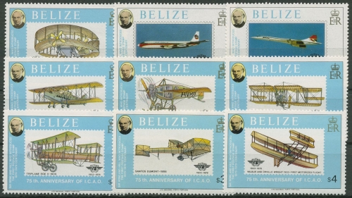 Belize 1979 Postmeister Rowland Hill Flugzeuge 420/28 A postfrisch