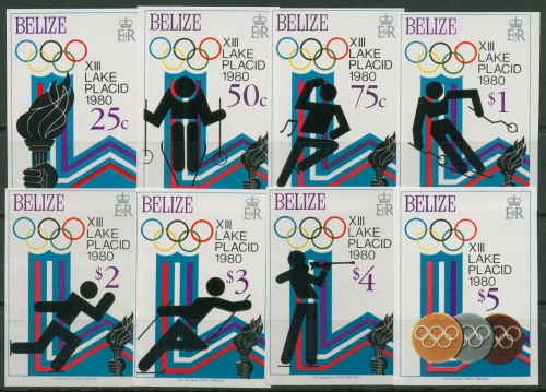 Belize 1979 Olympia Winterspiele Lake Placid´80 443/50 B postfrisch