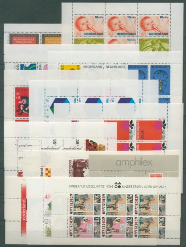 Niederlande 14 Blocks ex Bl 4/27 , KW über 90.- postfrisch(SG5202)