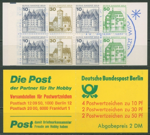 Berlin Markenheftchen 1980 Burgen und Schlösser MH 11 a postfrisch