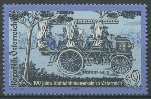 Österreich 2000 Öffentlicher Linienverkehr Omnibus 2323 postfrisch