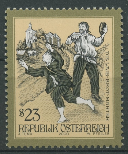 Österreich 2000 Sagen Legenden Laib-Brot-Marter 2324 postfrisch