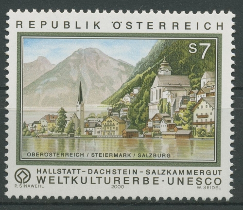 Österreich 2000 UNESCO Hallstatt Dachstein Salzkammergut 2326 postfrisch