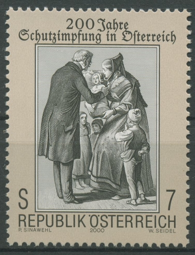 Österreich 2000 200 Jahre Schutzimpfung 2332 postfrisch