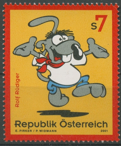 Österreich 2001 Kinderfernsehen Confetti TIVI Figur Rolf Rüdiger 2341 postfrisch
