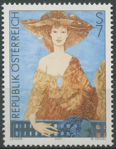 Österreich 2001 Moderne Kunst Gemälde 2355 postfrisch