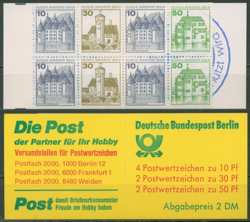 Berlin Markenheftchen 1980 Burgen und Schlösser MH 11 n postfrisch