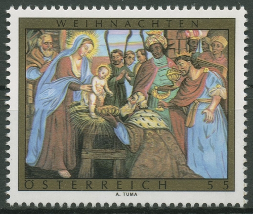 Österreich 2008 Weihnachten Weihnachtsgeschichte Fresko 2786 postfrisch