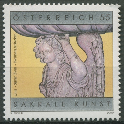 Österreich 2009 Sakrale Kunst Linzer Dom Weihwasserbecken 2807 postfrisch