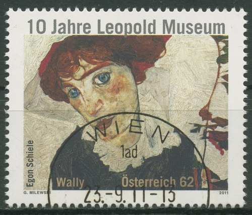 Österreich 2011 Leopold-Museum Wien Gemälde Egon Schiele 2957 gestempelt