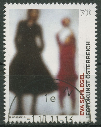 Österreich 2011 Fotokunst Eva Schlegel 2961 gestempelt