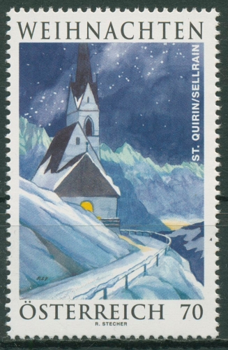 Österreich 2011 Weihnachten Sellrain St.Quirin-Kirche 2966 postfrisch