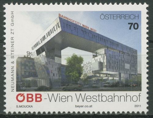 Österreich 2011 Wiener Westbahnhof 2968 postfrisch