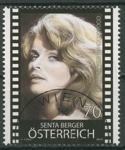 Österreich 2013 Schauspielerin Senta Berger 3057 gestempelt