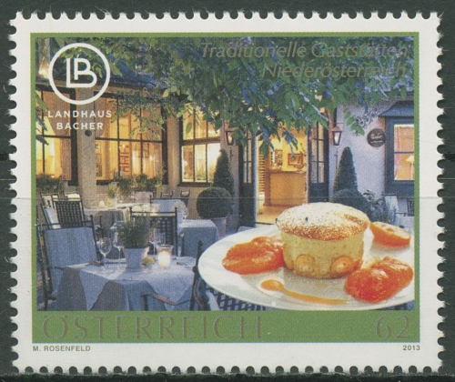 Österreich 2013 Gastronomie Landhaus Bacher Mautern 3061 postfrisch