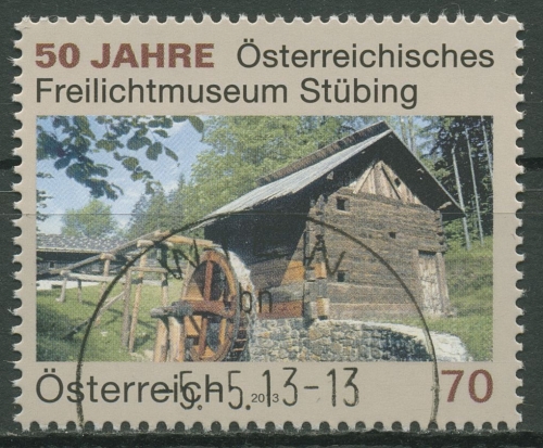 Österreich 2013 Freilichtmuseum Stübing Wassermühle 3069 gestempelt