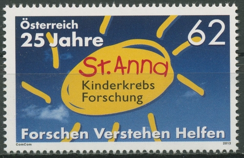 Österreich 2013 St.-Anna-Kinderkrebsforschung 3078 postfrisch