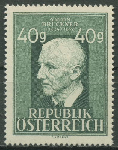 Österreich 1949 Komponist Anton Bruckner 941 postfrisch