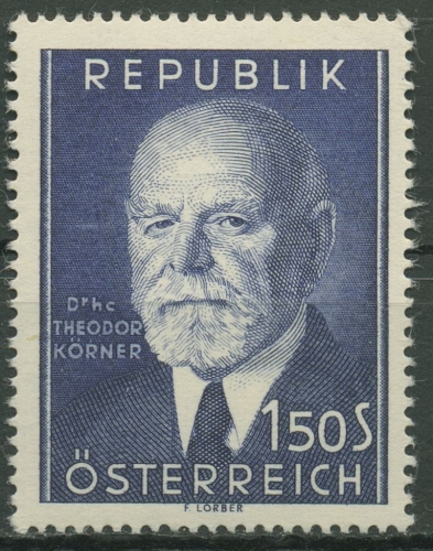 Österreich 1953 Bundespräsident Theodor Körner 982 postfrisch