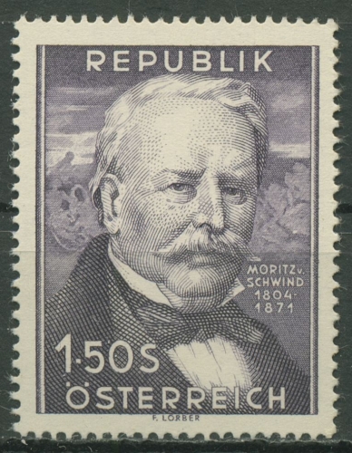 Österreich 1954 Elfentanz Maler Moritz von Schwind 996 postfrisch