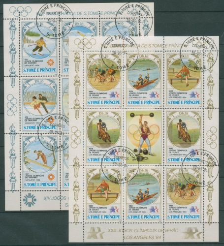 Sao Tomé und Príncipe 1983 Olympiade 869/76 KB gestempelt (SG5300)
