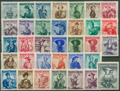 Österreich 1948 Trachten 893/26 postfrisch