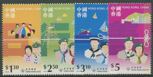 Hongkong 1998 Pfadfinder 849/52 postfrisch