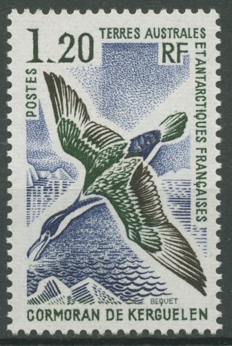 Franz. Antarktis 1976 Vogel Kerguelenkormoran 107 postfrisch