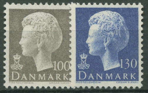 Dänemark 1975 Königin Margrethe II. 584/85 postfrisch
