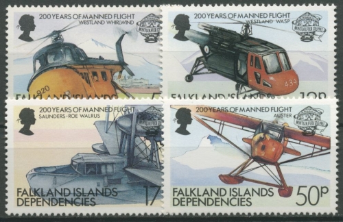 Falkland Dependencies 1983 200 Jahre Luftfahrt 117/20 postfrisch