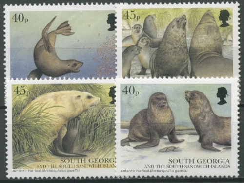 Südgeorgien 2002 Kerguelenseebär 353/56 postfrisch