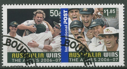 Australien 2007 Sieg im Kricket-Test-Match gegen England 2751/52 I gestempelt