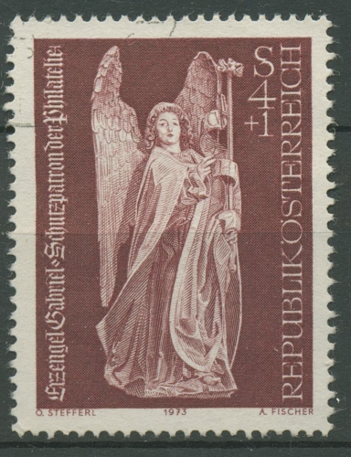 Österreich 1973 Tag der Briefmarke Erzengel Gabriel 1434 gestempelt