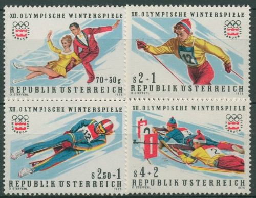 Österreich 1975 Olympia Winterspiele Innsbruck´76 1499/02 postfrisch