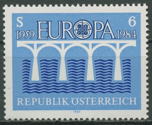 Österreich 1984 Europa CEPT Post-/Fernmeldewesen Brücke 1772 postfrisch