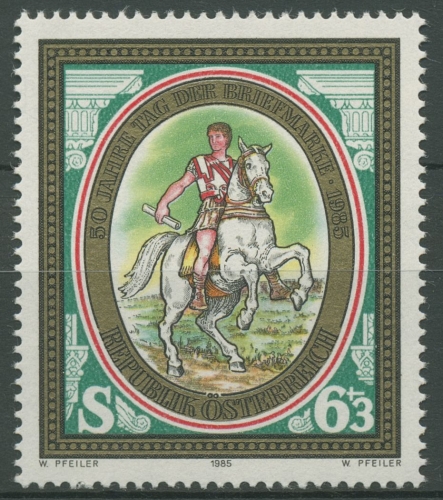 Österreich 1985 Tag der Briefmarke Römischer Bote zu Pferd 1831 postfrisch