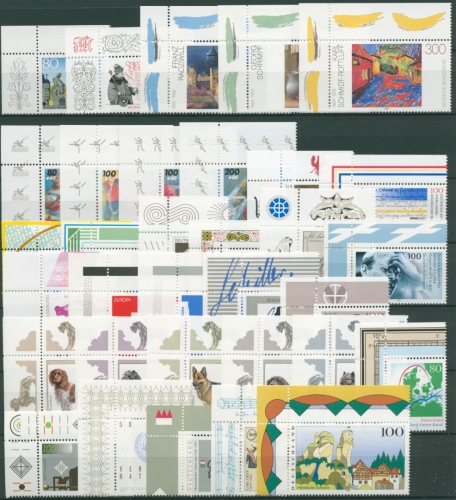 Bund 1995 Eckrandstücke links oben komplett aus 10er-Bogen postfrisch (R7145)