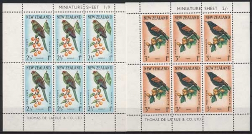 Neuseeland 1962 Gesundheit Vögel Ziegensittich 422/23 K postfrisch (C25828)