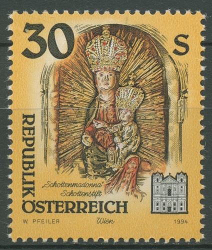 Österreich 1994 Schottenstift Wien Madonna 2139 postfrisch