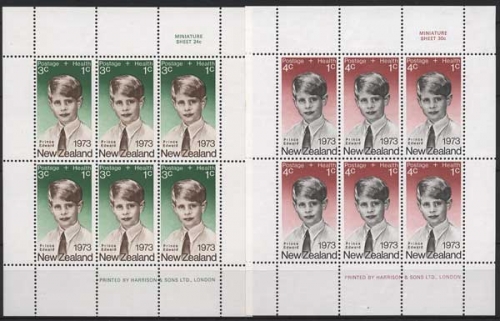 Neuseeland 1973 Gesundheit Prinz Edward 611/12 K postfrisch (C25839)