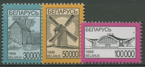 Weißrussland 1999 Nationale Symbole Mühlen 312/14 postfrisch