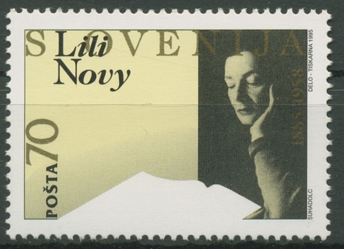 Slowenien 1995 Dichterin Lili Novy 105 postfrisch