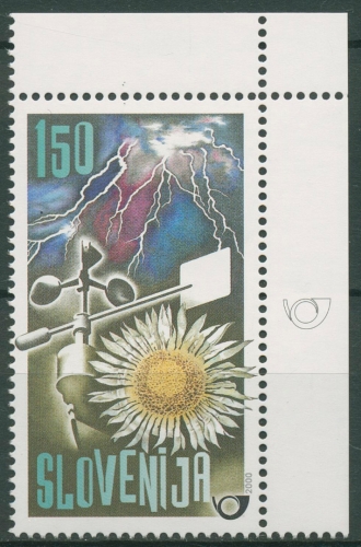Slowenien 2000 Meteorologie Wolken Windmesser Distel 312 Ecke postfrisch
